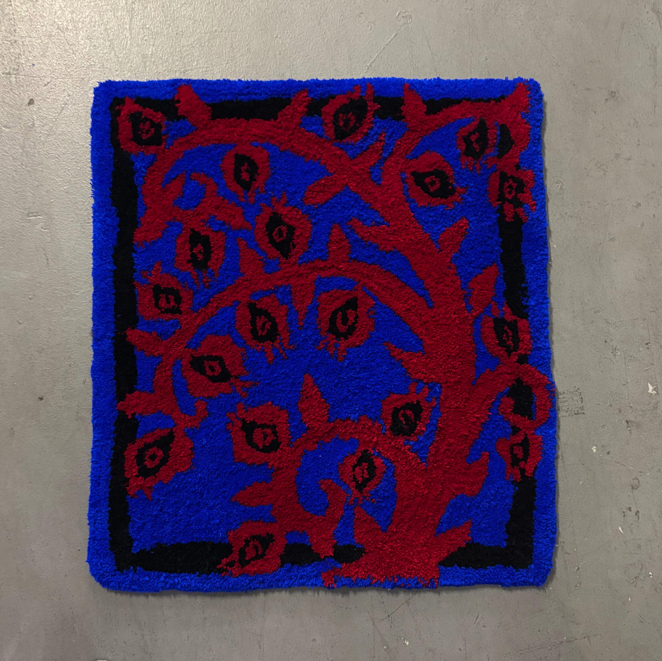pomegranate tree rug | tufted with tufting gun | aug 2025